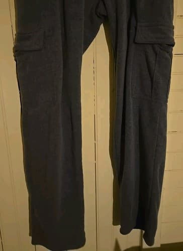 Cougar Sport Mens Size XL Sweatpants With Draw String & Pockets Color: Dark Grey - Thumbnail 2
