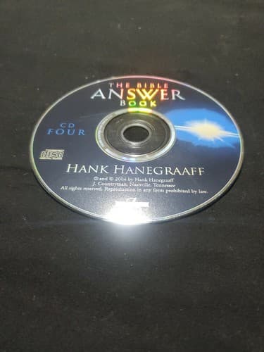 The Bible Answer Book Cd Disc 4 Disc Only By Hank Hanegraaff - Image 1