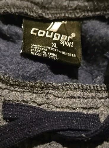 Cougar Sport Mens Size XL Sweatpants With Draw String & Pockets Color: Dark Grey - Thumbnail 4