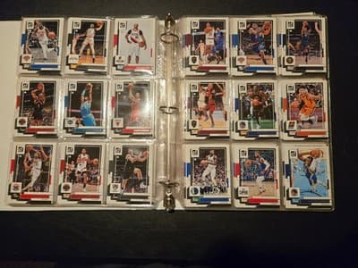 Donruss 2022-23 NBA Basketball Card Binder 1' Lot 150+ Base Cards Mixed Players - Thumbnail 7