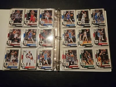 Donruss 2022-23 NBA Basketball Card Binder 1' Lot 150+ Base Cards Mixed Players - Thumbnail 4