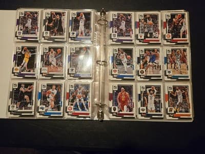 Donruss 2022-23 NBA Basketball Card Binder 1' Lot 150+ Base Cards Mixed Players - Thumbnail 8