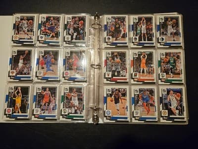 Donruss 2022-23 NBA Basketball Card Binder 1' Lot 150+ Base Cards Mixed Players - Thumbnail 2