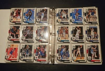 Donruss 2022-23 NBA Basketball Card Binder 1' Lot 150+ Base Cards Mixed Players - Thumbnail 3