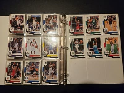 Donruss 2022-23 NBA Basketball Card Binder 1' Lot 150+ Base Cards Mixed Players - Thumbnail 9