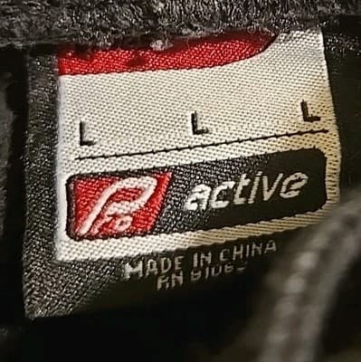 mens active sweatpants large Black 5-pocket - Thumbnail 3