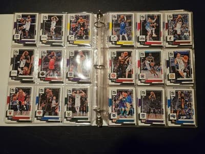 Donruss 2022-23 NBA Basketball Card Binder 1' Lot 150+ Base Cards Mixed Players - Thumbnail 6
