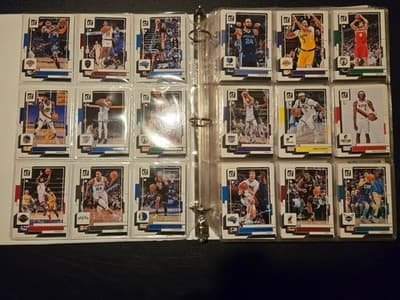 Donruss 2022-23 NBA Basketball Card Binder 1' Lot 150+ Base Cards Mixed Players - Thumbnail 5
