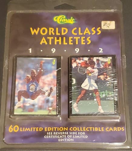 1992 Classic World Class Athletes Set Limited Edition 60 Card Set - Image 1