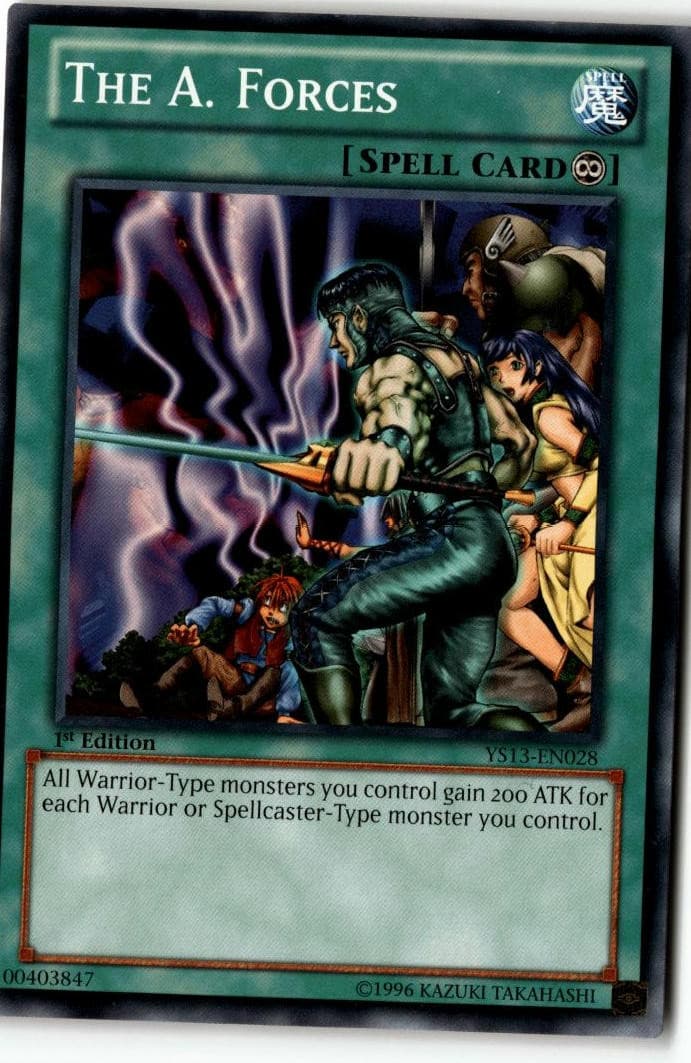 Super Starter: V for Victory #YS13-EN028 The A. Forces - Image 1