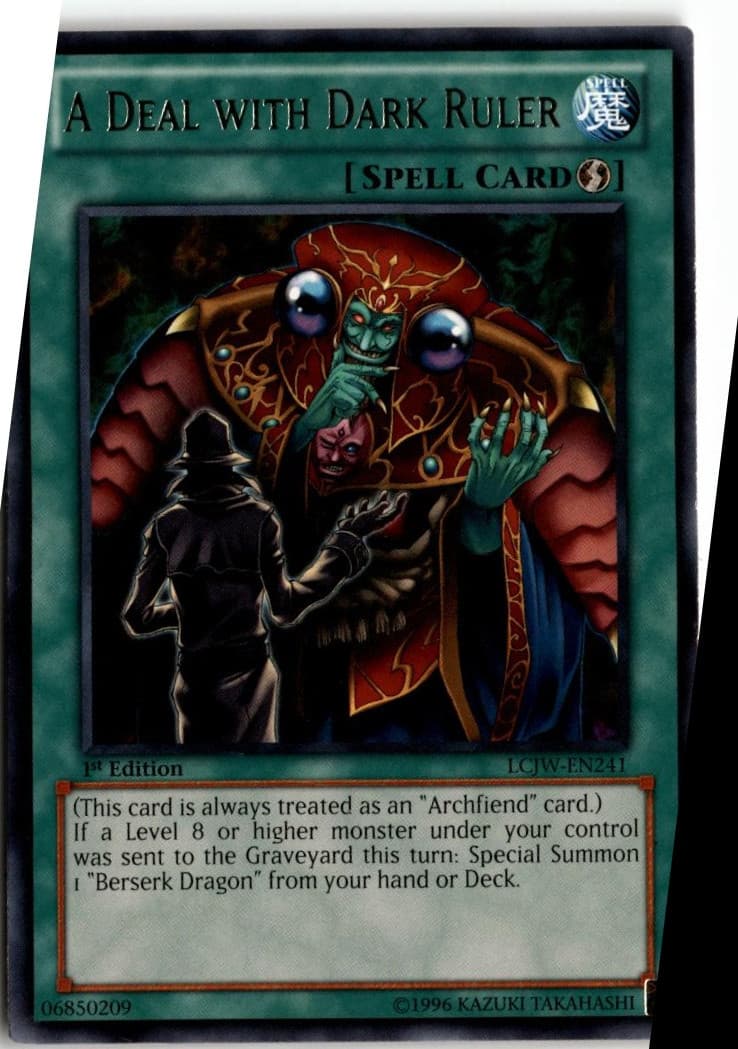 Legendary Collection 4: Joey's World #LCJW-EN241 A Deal with Dark Ruler - Image 1