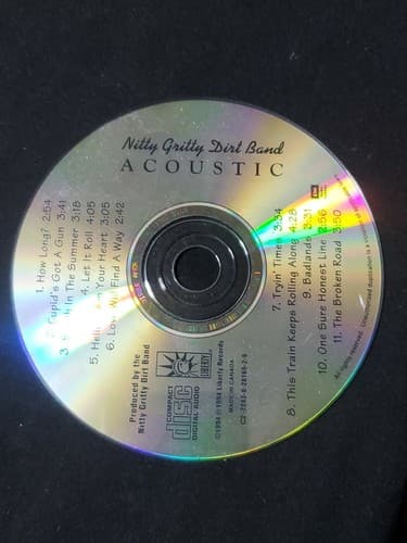 Nitty Gritty Dirt Band Acoustic CD Disc Only - Image 1