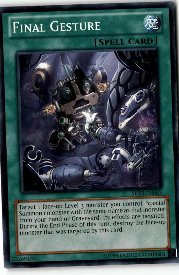 Abyss Rising #ABYR-EN063 Final Gesture - Image 1