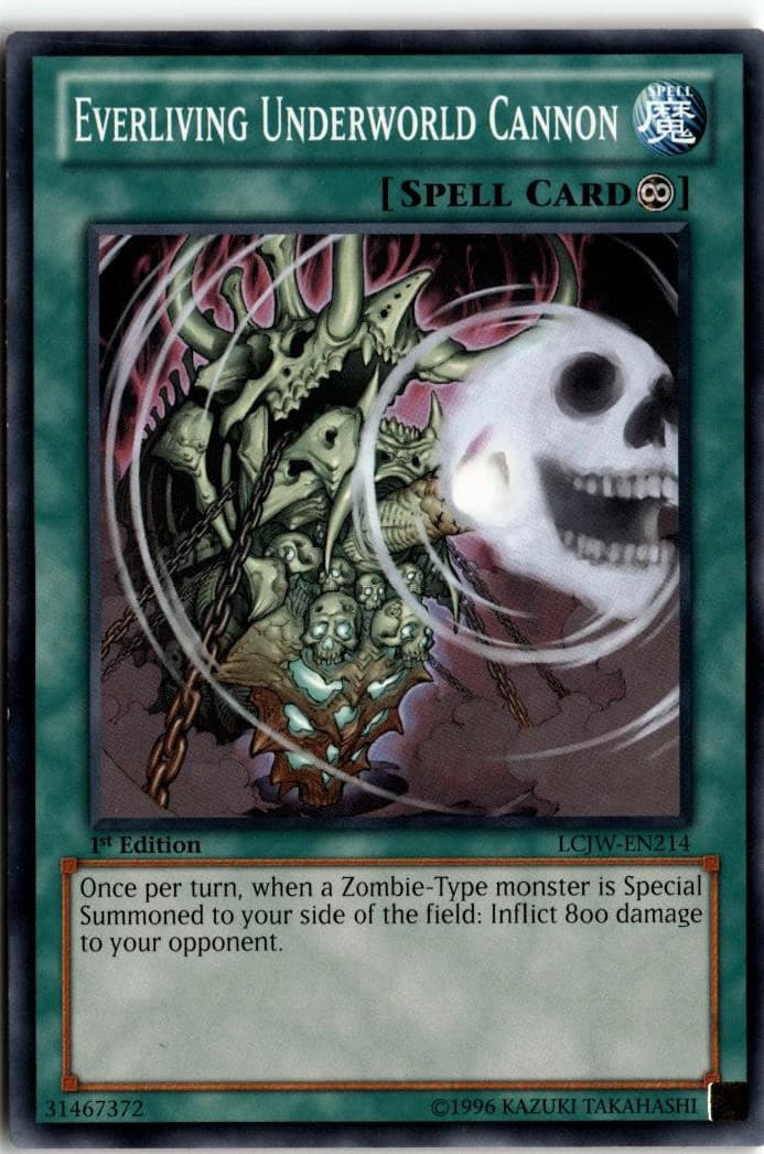 Legendary Collection 4: Joey's World #LCJW-EN214 Everliving Underworld Cannon - Image 1