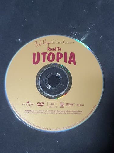 Bob Hope The Tribute Collection Road To Utopia Dvd Disc Only - Image 1