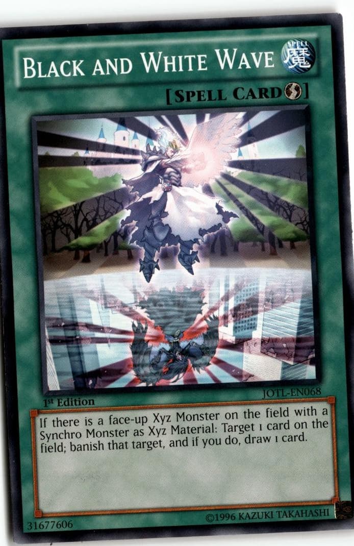 Judgment of the Light #JOTL-EN068 Black and White Wave - Image 1