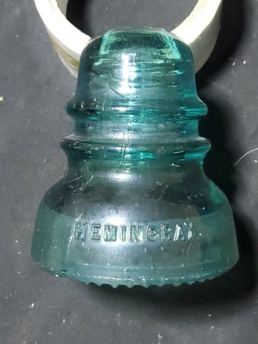 Antique Railroad Glass Insulatior - Image 1