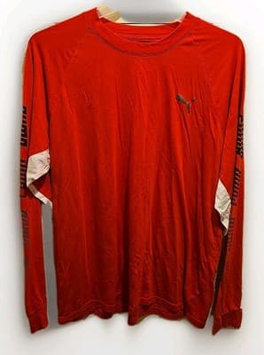 Puma Red Long Sleve T-shirt XXL Mens - Image 1