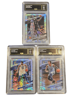 2021 Donruss Optic Ja Morant Embiid Harden Pulsar Prizm Lot GMA10 - Image 1