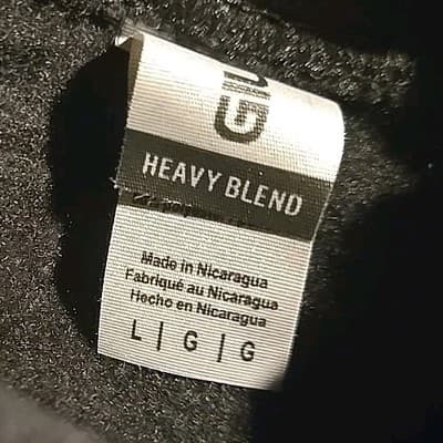 Fanatics Large Iowa Sweatshirt Hoodie Black NWT - Thumbnail 4