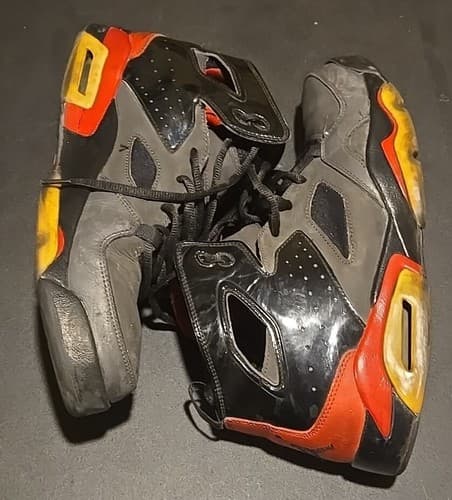 Size 10 - Air Jordan Flight Club 91 Black Red - Thumbnail 2