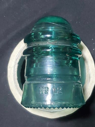 Antique Glass Railroad Insulator - Thumbnail 2