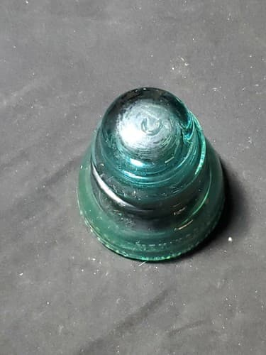 Antique Railroad Glass Insulatior - Thumbnail 2