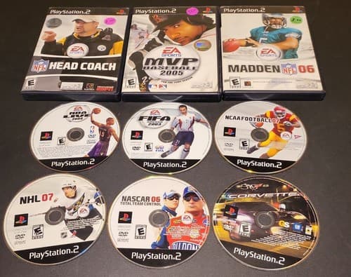 ps2 sports games lot of 9 games - Image 1