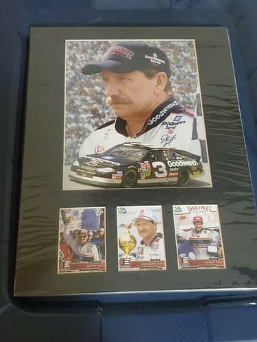 Dale Earnhardt Poster Art With Cards - Image 1