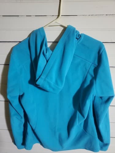 Womens Zxs Sport Zip Up Hoodie blue Size L - Thumbnail 2