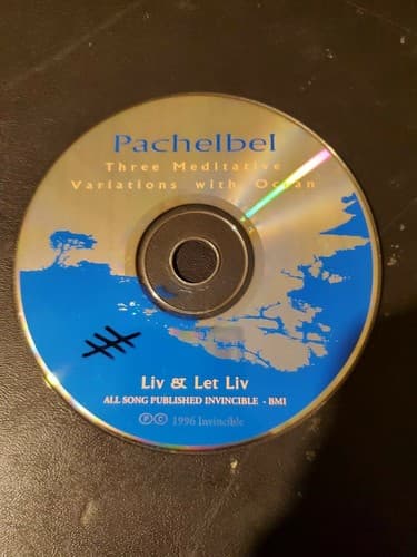 Pachelbel Three Meditative Variations With Ocean Live And Let Live CD disc only - Image 1