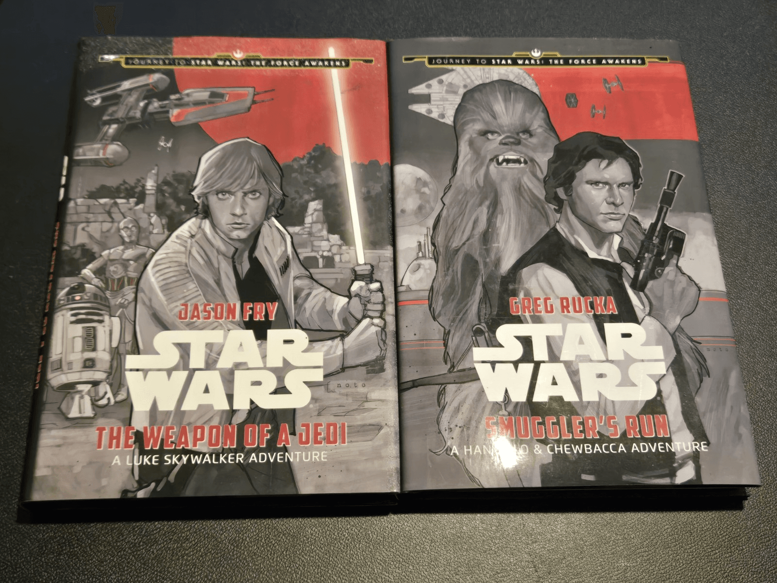 Star Wars Hardcover Books Lot of 2: Weapon of a Jedi & Smuggler’s Run - Image 1