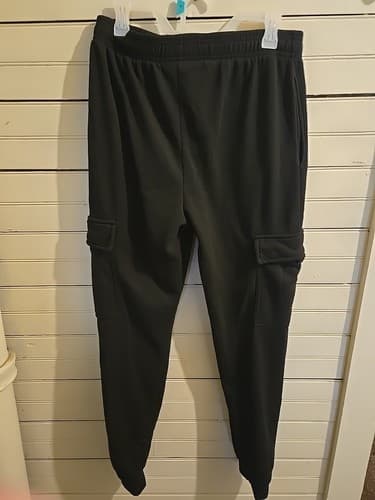 Mens Black Cougar Sport Sweatpants Size XL With 4 Pockets - Thumbnail 2