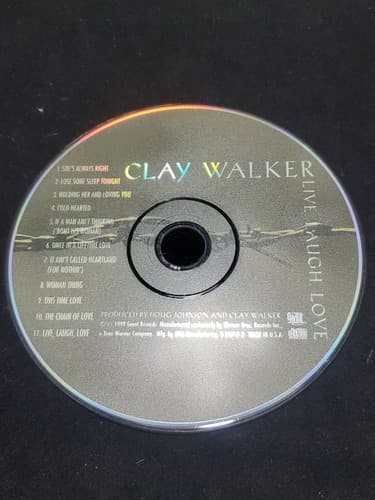 Clay Walker Live Laugh Love CD Disc Only - Image 1