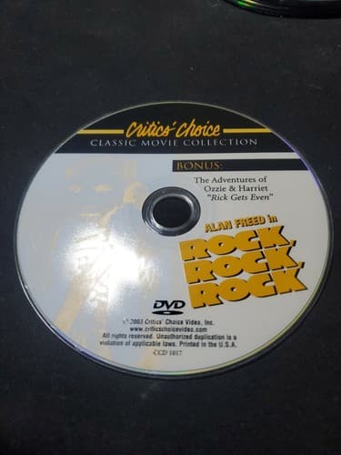 Critics Choice Classic Movie Collection Dvd Disc Only - Image 1