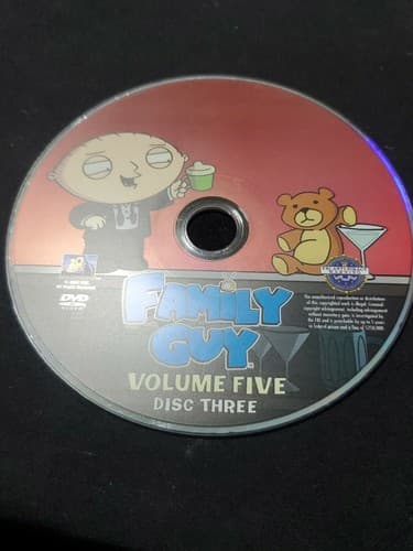 Family Guy Vol.5 Disc 3 Dvd Disc Only - Image 1