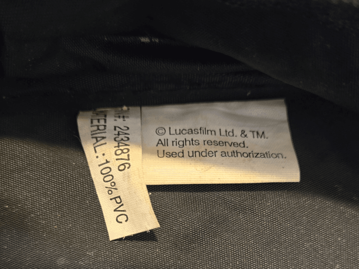 Vintage 90s Star Wars Podracing Bag - Anakin & Sebulba Lucasfilm PVC lunch bag - Thumbnail 3