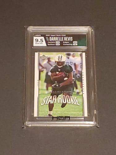 darrelle revis rookie card HGA Graded With 9.5 - Image 1