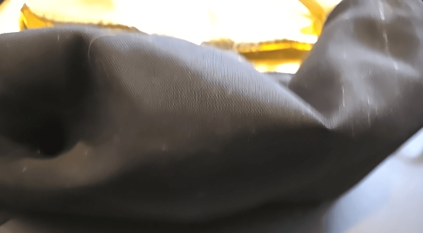 Victoria’s Secret PINK Gold Metallic Backpack – Perforated Style, Black Base. - Thumbnail 3