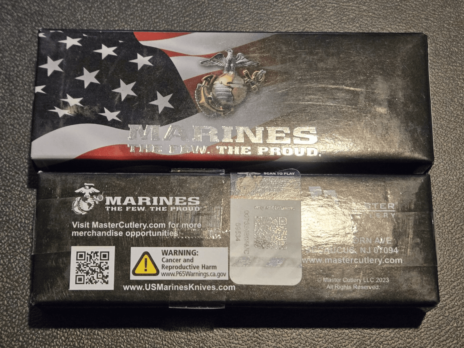 USMC Folding Pocket Knife – Marines “The Few, The Proud” Logo – New in Box - Thumbnail 3