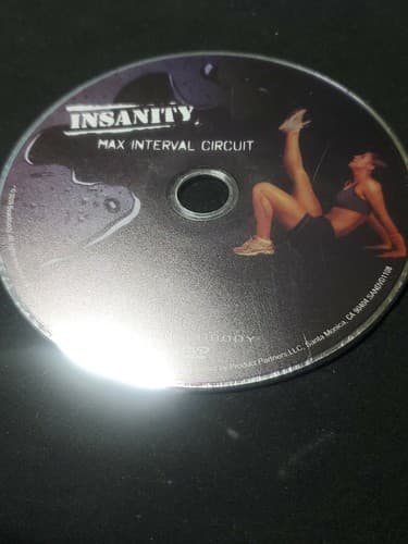 Insanity Max Interval Circut Workout Dvd Disc Only - Image 1