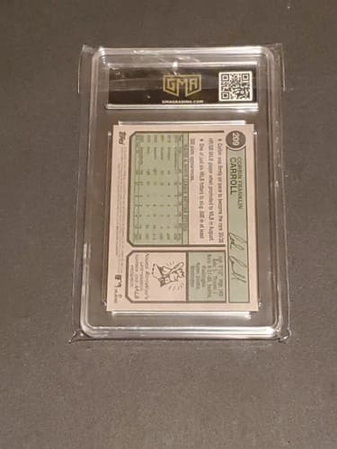2023 Topps Heritage Corbin Carrol Rookie Card GMA Graded With A 9 Mint R.O.Y - Thumbnail 2
