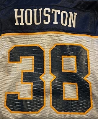 NFL Suber Bowl 38 Jersey XXL Houston On Back 2/1/04 Date On Tag - Thumbnail 7