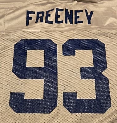 Reebok On Field dwight freeney Colts jersey #93 Size Large - Thumbnail 4