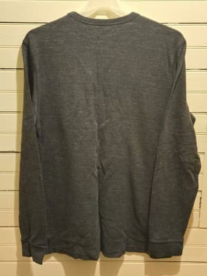 Sonoma Long Sleeve Shirt Mens XXL Tall Dark Gray Thermal Pullover - Thumbnail 3