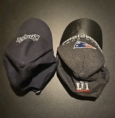 new england patriots Super Bowl Champs hat lot Of 2 LI and LIII - Thumbnail 2