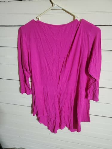 Womens New York & Company Pink Top Size S - Thumbnail 2