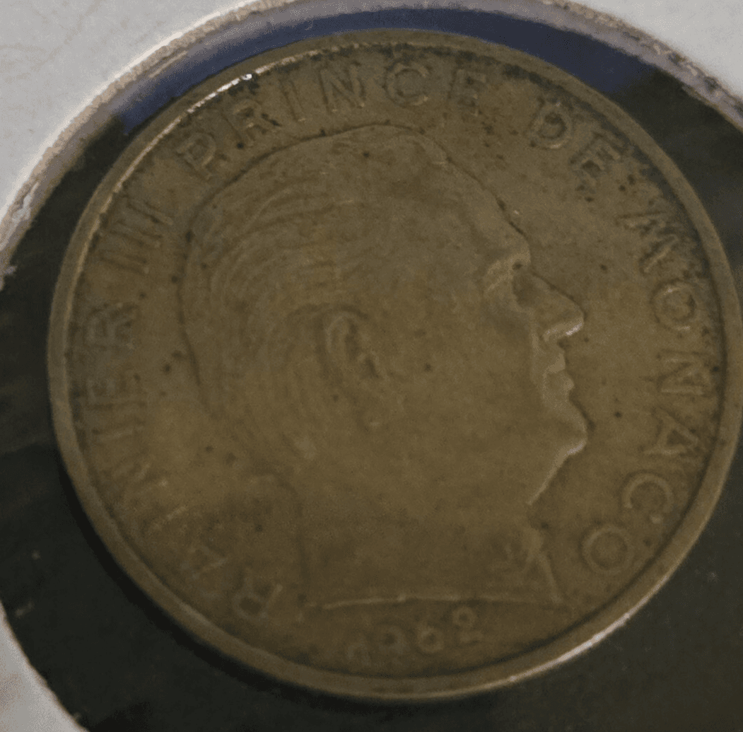 1962 Monaco 20 centimes KM# 142 - Image 1