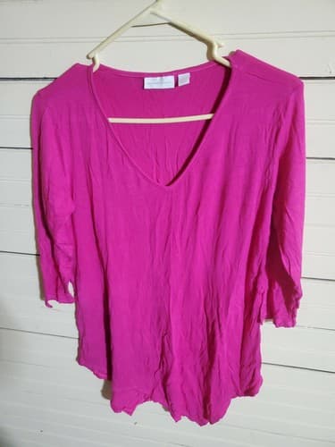 Womens New York & Company Pink Top Size S - Image 1