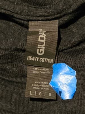 Gildan TShirt Mens L Nashville Tennessee Graphic Live Music Guitars Black Tour - Thumbnail 2